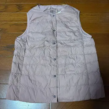 무인양품 여성용 노카라 베스트 스모키 핑크