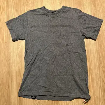 DENHAM 그레이 크루넥 티셔츠