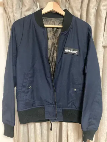 WILD THINGS 네이비 MA-1 자켓