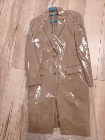 유니클로 캐시미어 베이지 체스터 코트 사이즈 XL