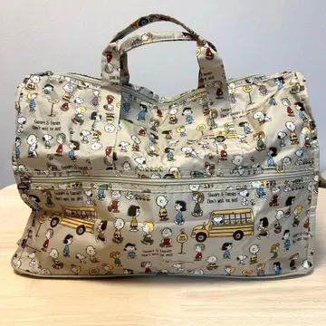 스누피 접이식 보스턴 백