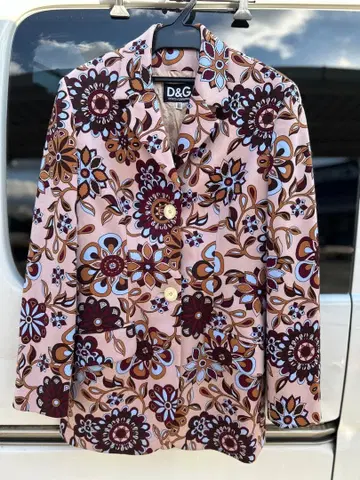 90s D&G 돌체앤가바나 페이즐리 무늬 테일러드 자켓 40