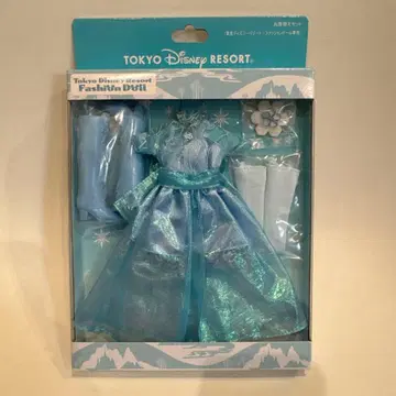 도쿄 디즈니 리조트 패션 인형 옷 갈아입히기 세트 엘사