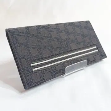 [Dunhill (던힐)] 웹 스트라이프 PVC 롱 지갑