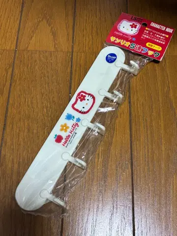 헬로키티 5개 후크 화이트