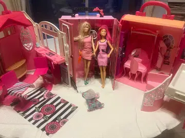 바비 접이식 하우스 세트