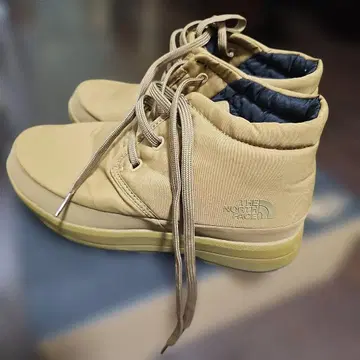 THE NORTH FACE 베이지 하이컷 신발 24