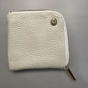 화이트 가죽 코인 케이스