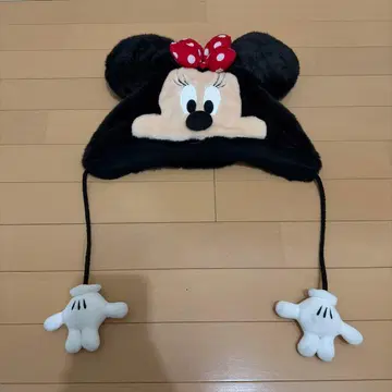 미니 마우스 인조 모피 모자