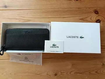 LACOSTE 블랙 가죽