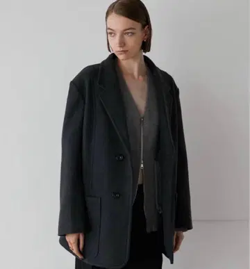 LA PEAU DE GEM 테일러드 자켓 그레이 36