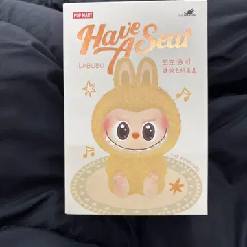 POP MART LABUBU Have A Seat 봉제 인형
