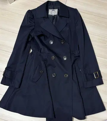 Rirandure 네이비 트렌치코트