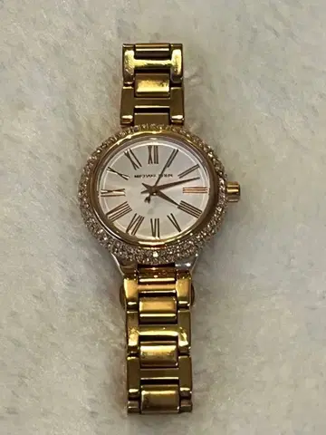 마이클코어스 핑크 골드 손목시계