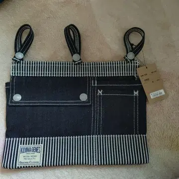 KOJIMA GENES 데님 백 블랙