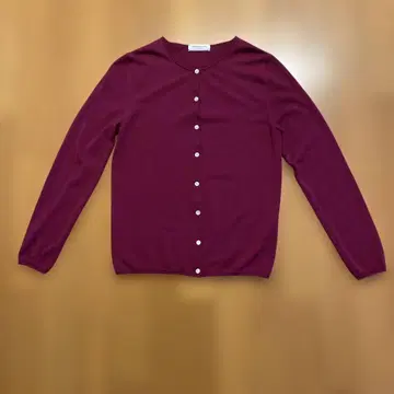 TOMORROWLAND 퍼플 긴팔 가디건