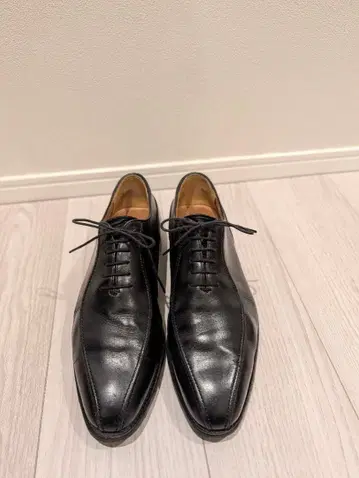 스코치 그레인 블랙 비즈니스 슈즈 25.5cm