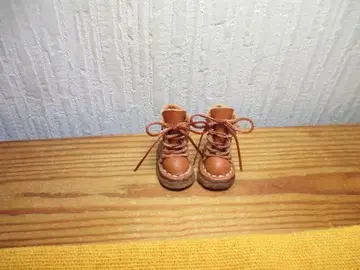 * 미디 브라이스 가죽 레이스업 부츠 오비츠11 가죽 미니어처