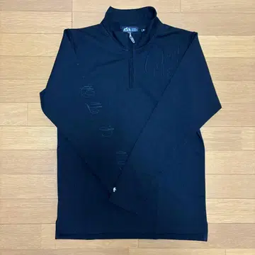 Gotcha 하프 지퍼 블랙 남성용 셔츠