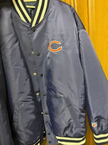 시카고 베어스 바시티 자켓 L 네이비