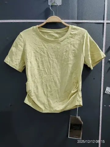 [ 특가품 ] 2025년 여름 연한 옐로우 컬러 반팔 셔츠