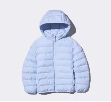 유니클로 키즈 다운 스카이블루