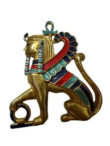 SPHINX 스핑크스 브로치 빈티지