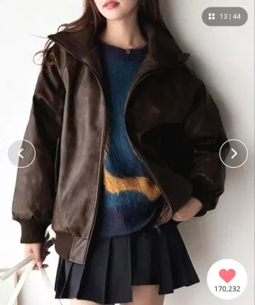 새상품 [ JaVa 콜라보 ] 리브 터틀 페이크 가죽 오버 사이즈 자켓