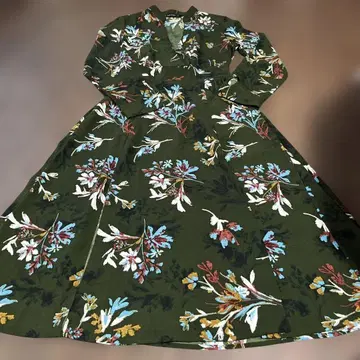 ZARA BASIC 꽃무늬 롱 원피스