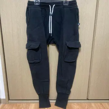 SWEET PANTS 스위트 팬츠 블랙 카고 조거 팬츠 M