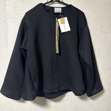 LHELBIER 블랙 노카라 자켓 M