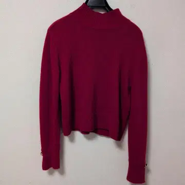 [새상품급] 저스길리티 빨간색 하이넥 스웨터