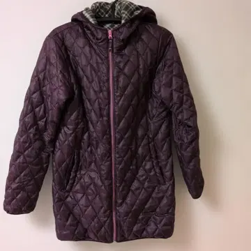 퀼팅 자켓 후드 부착 플리스 자켓 새상품급