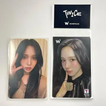 TWICE mina 미나 wowpass 트레이딩 카드 카드