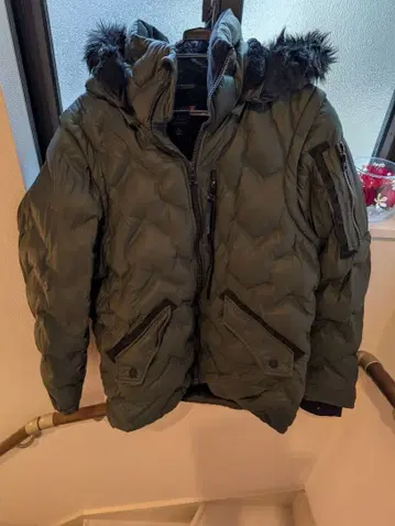 워크맨 유로 얼티밋 후디 다운 자켓 L 그린