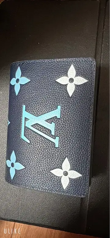 반지갑 네이비/아쿠아