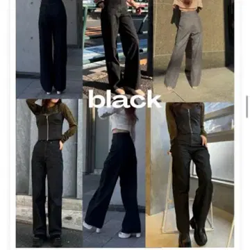 TWW 데님 S/M black 블랙