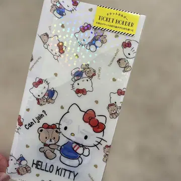 헬로키티 티켓 홀더 내 포켓 2종 포함 새상품 미사용품