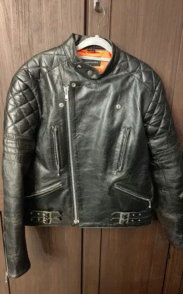 가죽 라이더스 패디드 세미 더블 LL 사이즈 소가죽 몬자 타입