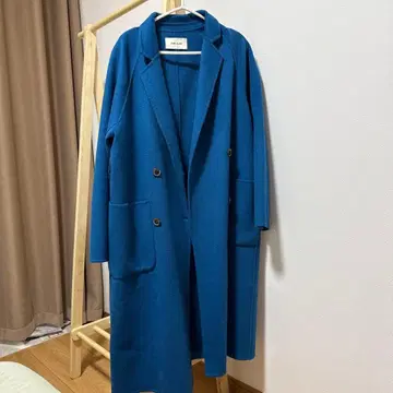 J'AIME BLANC 더블 브레스트 롱 코트