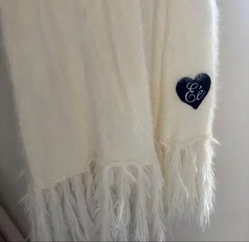 EPINE epine 머플러 mohair fringe muffler 블랙