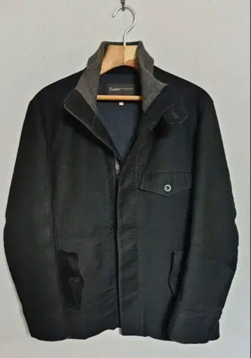 투모로우랜드 집업 블루종 충전솜 라이너 포함 두꺼운 원단 블랙 M