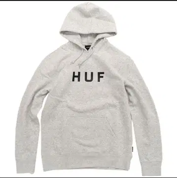 HUF 하프 후디 후드티 풀오버 그레이 오트밀 L