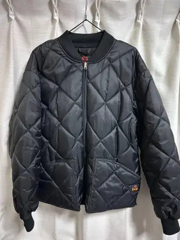 GAME 블랙 퀼팅 자켓 L 사이즈