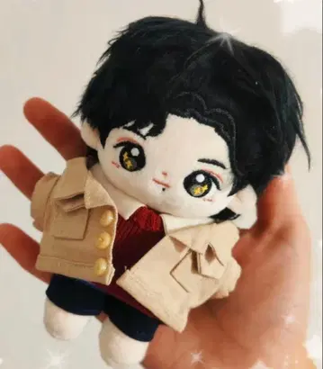 즉시 발송 스켈레톤 10cm 샤오잔 봉제 인형+의류 세트 1227