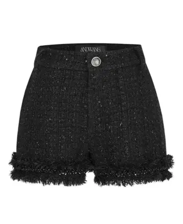 andwang Tweed classic mini pants