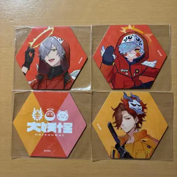 대요괴 캐릭터 마그넷 시트 4매