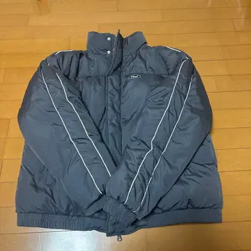 ZIP FIVE 파이버 다운 블루종 자켓 그레이