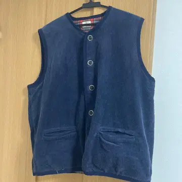 Backers 코듀로이 베스트 네이비