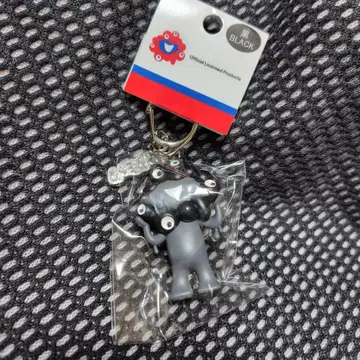 PVC 입체 키링 블랙 미야쿠미야쿠 블랙미야쿠